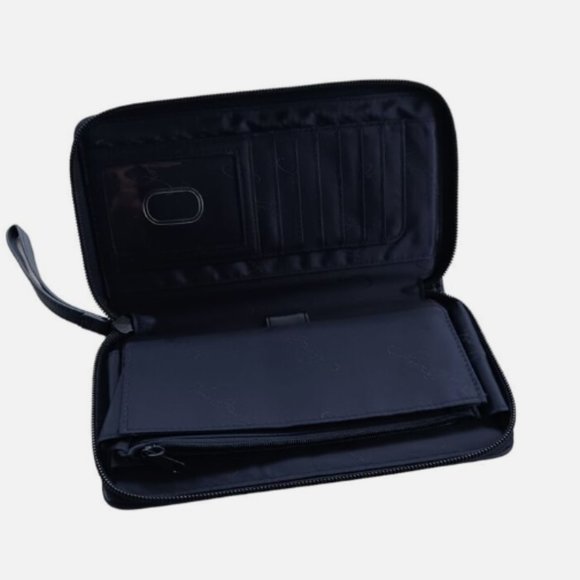 Vera Bradley Womens multicolor Zip ID Card Holder Coin Purse Wallet Rectangular - Picture 7 of 8